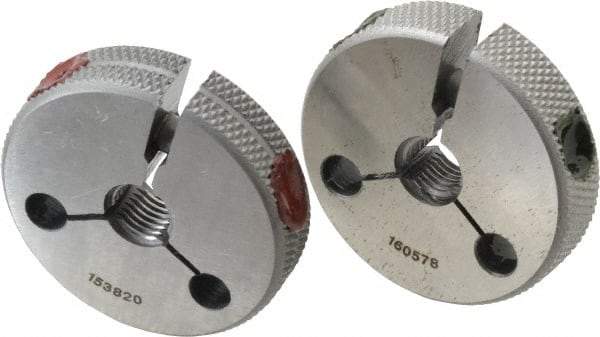 GF Gage - M10x1.25 Go/No Go Double Ring Thread Gage - Class 6G - USA Tool & Supply