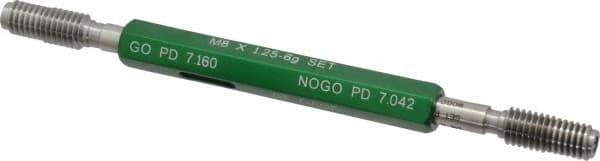 GF Gage - M8x1.25 Go/No Go Truncated Taperlock Thread Gage - Class 6G, Size 1 Handle - USA Tool & Supply