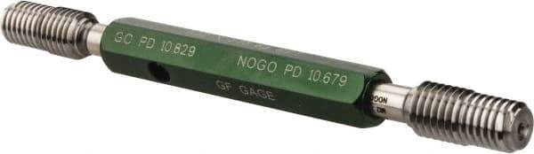 GF Gage - M12x1.75 Go/No Go Truncated Taperlock Thread Gage - Class 6G, Size 2 Handle - USA Tool & Supply