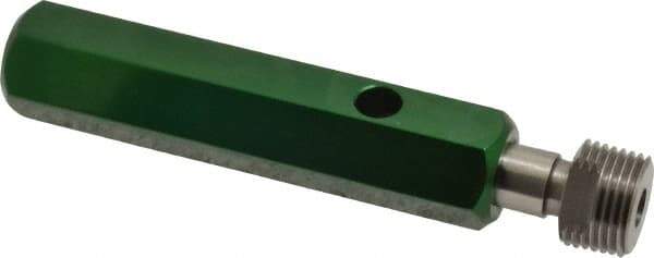 GF Gage - 3/8-18 Single End Tapered Plug Pipe Thread Gage - Handle Size 3, Handle Included, NPT-L1 Tolerance - USA Tool & Supply