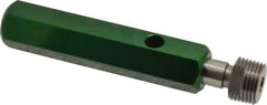GF Gage - 3/8-18 Single End Tapered Plug Pipe Thread Gage - Handle Size 3, Handle Included, NPT-L1 Tolerance - USA Tool & Supply
