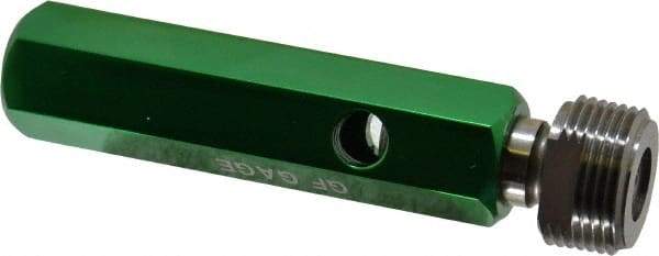 GF Gage - 3/4-14 Single End Tapered Plug Pipe Thread Gage - Handle Size 4, Handle Included, NPT-L1 Tolerance - USA Tool & Supply