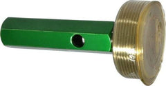 GF Gage - 2 - 11-1/2 Single End Tapered Plug Pipe Thread Gage - Handle Size 5, Handle, NPT-L1 Tolerance - USA Tool & Supply
