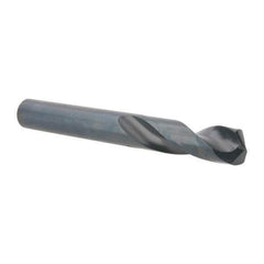 Guhring - 15/32" 130° Spiral Flute Cobalt Screw Machine Drill Bit - Oxide Finish, Right Hand Cut, 51mm Flute Length, 102mm OAL, Standard Point, Straight Shank - USA Tool & Supply