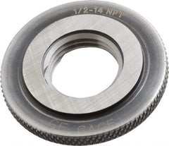 GF Gage - 1/2-14 Thread, Class L1, Ring Pipe Thread Gage - NPT Thread - USA Tool & Supply
