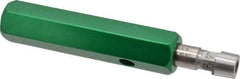 GF Gage - 1/4-18 Single End Tapered Plug Pipe Thread Gage - Handle Size 3 Included, NPTF-6 Step Tolerance - USA Tool & Supply