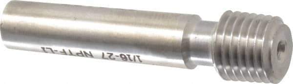 GF Gage - 1/16-27 Single End Tapered Plug Pipe Thread Gage - Handle Size 1, Handle Not Included, NPTF-L1 Tolerance - USA Tool & Supply