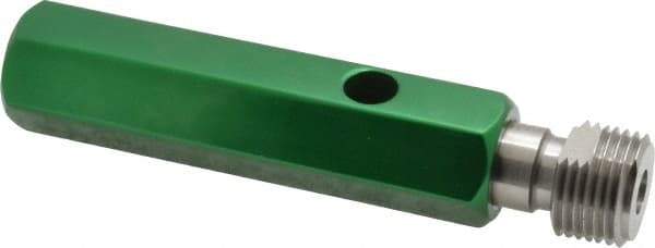 GF Gage - 1/2-14 Single End Tapered Plug Pipe Thread Gage - Handle Size 4 Included, NPTF-L1 Tolerance - USA Tool & Supply