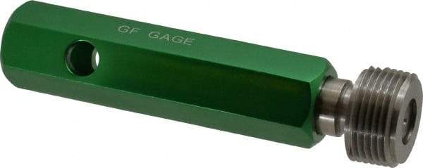 GF Gage - 3/4-14 Single End Tapered Plug Pipe Thread Gage - Handle Size 4 Included, NPTF-L1 Tolerance - USA Tool & Supply