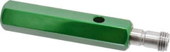 GF Gage - 1/4-18 Single End Tapered Plug Pipe Thread Gage - Handle Size 3 Included, NPTF-L3 Tolerance - USA Tool & Supply