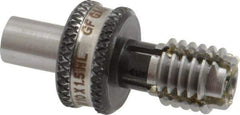 GF Gage - M10 x 1.5, 1/4 Inch Thread, Tapped Hole Location Gage - 5/16 Inch Head Diameter - USA Tool & Supply