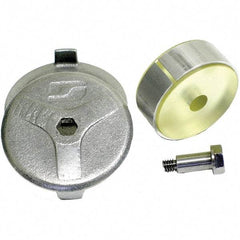 Dynabrade - Brush Mounting Wheel Hub Assembly - Compatible with 4" DynaZip Surface Preparation Tools - USA Tool & Supply