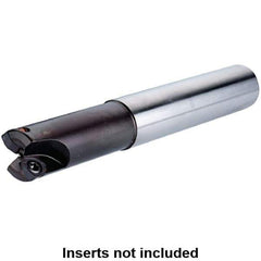 Kennametal - 1" Cut Diam, 0.06" Max Depth, 1" Shank Diam, Cylindrical Shank Indexable High-Feed Helical End Mill - Screw Holding Method, WP..06X4.. Insert, KF Toolholder, Through Coolant - USA Tool & Supply