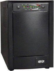 Tripp-Lite - 15 Amp, 1,000 VA, Tower Mount Online Backup Uninterruptible Power Supply - Backup 4-1/2 min with Full Load & 14 min with Half Load, 120 VAC Input & Output, 800 Watt Output, 1 Phases, 6 Outlets - USA Tool & Supply