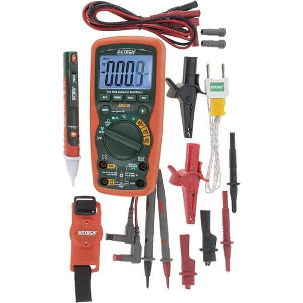 Extech - 4 Piece, Digital Multimeter Kit - 1,000 Volt Max - USA Tool & Supply