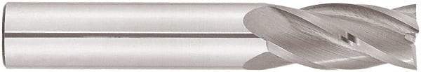 Niagara Cutter - 5mm, 16mm LOC, 6mm Shank Diam, 51mm OAL, 4 Flute, Solid Carbide Square End Mill - Single End, AlTiN Finish, Spiral Flute, 30° Helix, Centercutting, Right Hand Cut, Right Hand Flute, Series C430M - USA Tool & Supply