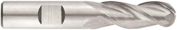 Niagara Cutter - 3/4" Diam, 1-5/8" LOC, 3 Flute Solid Carbide Ball End Mill - AlTiN Finish, Single End, 4" OAL, 3/4" Shank Diam, Spiral Flute - USA Tool & Supply