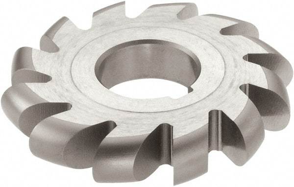 Keo - 1/16" Radius, 1/8" Circle Diam, 2-1/4" Cutter Diam, Arbor Connection, Convex Radius Cutter - High Speed Steel, Uncoated, Form Relieved, 16 Teeth - USA Tool & Supply