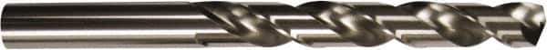 Guhring - 4.4mm 130° Cobalt Jobber Drill - Bright Finish, Right Hand Cut, Spiral Flute, Straight Shank, 80mm OAL, Split Point - USA Tool & Supply