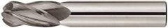 Niagara Cutter - 8mm Diam, 25mm LOC, 4 Flute Solid Carbide Ball End Mill - AlTiN Finish, Single End, 150mm OAL, 8mm Shank Diam, Spiral Flute - USA Tool & Supply