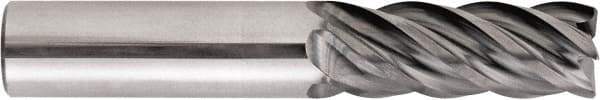 Niagara Cutter - 10mm, 5 Flute, Single End, Solid Carbide, 0.5mm Corner Radius End Mill - 73mm OAL, Right Hand Flute, 20mm LOC, Right Hand Cut - USA Tool & Supply