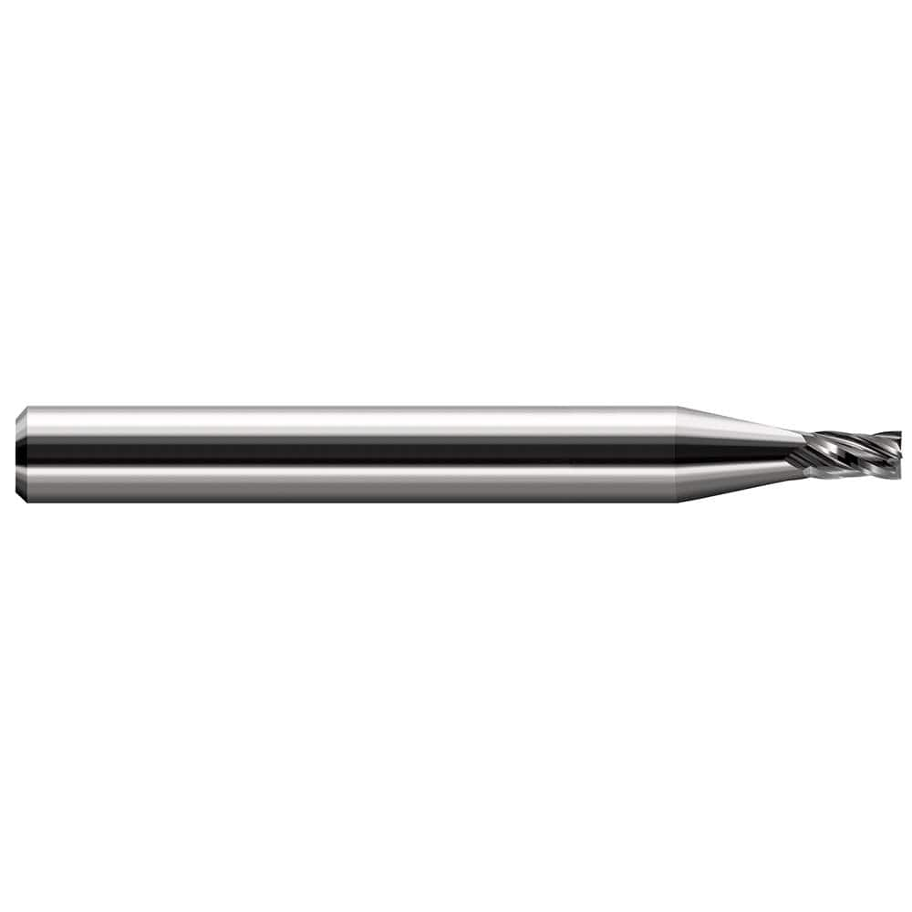 Harvey Tool - 0.09", 0.135" LOC, 1/8" Shank Diam, 1-1/2" OAL, 2 Flute Solid Carbide Square End Mill - Exact Industrial Supply