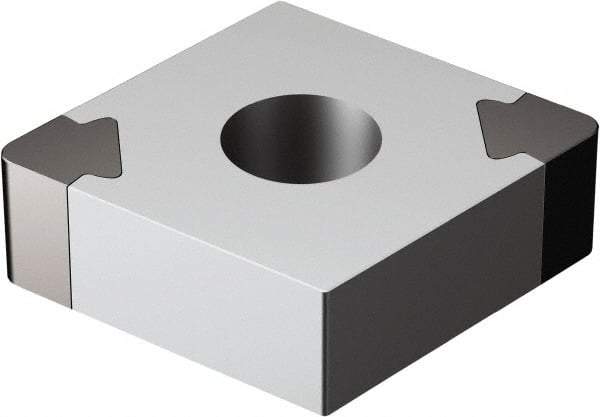 Sandvik Coromant - CNGA322 WH Grade 7025 CBN Turning Insert - Uncoated, 80° Diamond, 3/8" Inscr Circle, 1/8" Thick, 1/32" Corner Radius - USA Tool & Supply