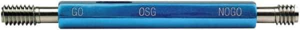 OSG - 3/8-16, Class 2B, Double End Plug Thread Go/No Go Gage - High Speed Steel, Handle Included - USA Tool & Supply