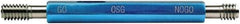 OSG - 1/4-20, Class 2B, Double End Plug Thread Go/No Go Gage - High Speed Steel, Handle Included - USA Tool & Supply