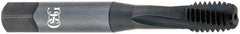 OSG - 7/8-14 UNF 4 Flute Modified Bottoming Spiral Flute Tap - Powdered Metal, Oxide Finish, 4-11/16" OAL, Right Hand Flute, Right Hand Thread, H5, Series 313NI - Exact Industrial Supply