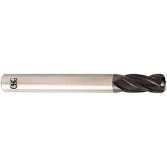 OSG - 3/4" Diam 4 Flute Solid Carbide 0.06" Corner Radius End Mill - USA Tool & Supply