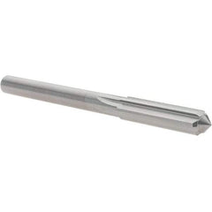 OSG - 9/32" Solid Carbide Chucking Reamer - Straight Flute, 1/4" Straight Shank, 1-1/8" Flute Length, 3-1/4" OAL - USA Tool & Supply