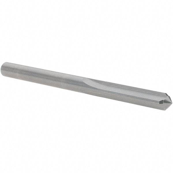 OSG - 5.7mm Solid Carbide Chucking Reamer - Straight Flute, 5.56mm Straight Shank, 25mm Flute Length, 76mm OAL - USA Tool & Supply