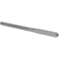OSG - #18 Solid Carbide Chucking Reamer - Straight Flute, 5/32" Straight Shank, 7/8" Flute Length, 2-3/4" OAL - USA Tool & Supply