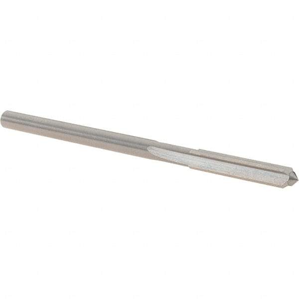 OSG - #22 Solid Carbide Chucking Reamer - Straight Flute, 9/64" Straight Shank, 3/4" Flute Length, 2-1/2" OAL - USA Tool & Supply