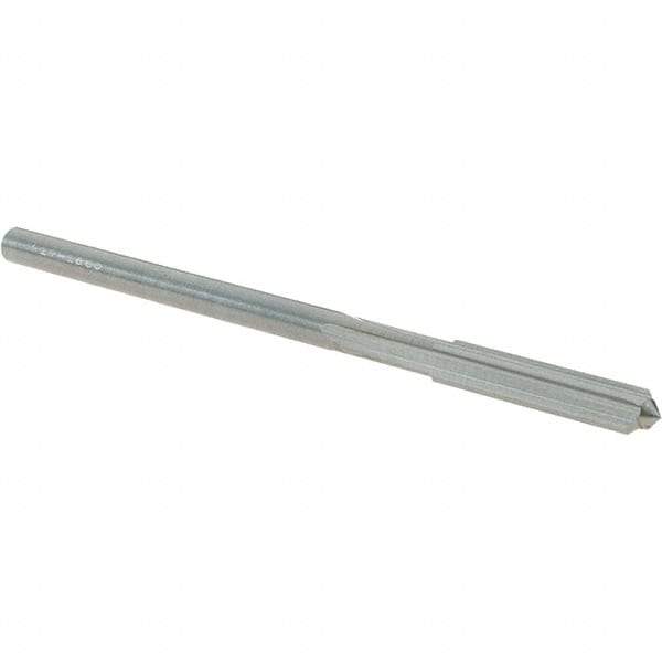 OSG - #30 Solid Carbide Chucking Reamer - Straight Flute, 7/64" Straight Shank, 5/8" Flute Length, 2-1/4" OAL - USA Tool & Supply