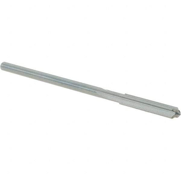 OSG - #33 Solid Carbide Chucking Reamer - Straight Flute, 3/32" Straight Shank, 5/8" Flute Length, 2-1/4" OAL - USA Tool & Supply