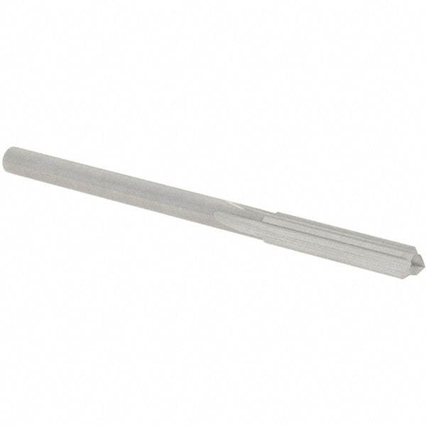OSG - 4.4mm Solid Carbide Chucking Reamer - Straight Flute, 3.97mm Straight Shank, 22mm Flute Length, 70mm OAL - USA Tool & Supply