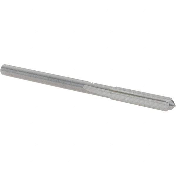 OSG - 4mm Solid Carbide Chucking Reamer - Straight Flute, 3.57mm Straight Shank, 19mm Flute Length, 64mm OAL - USA Tool & Supply