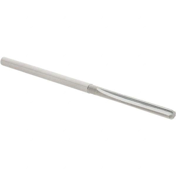 OSG - 2.2mm Solid Carbide Chucking Reamer - Straight Flute, 1.98mm Straight Shank, 12mm Flute Length, 50mm OAL - USA Tool & Supply