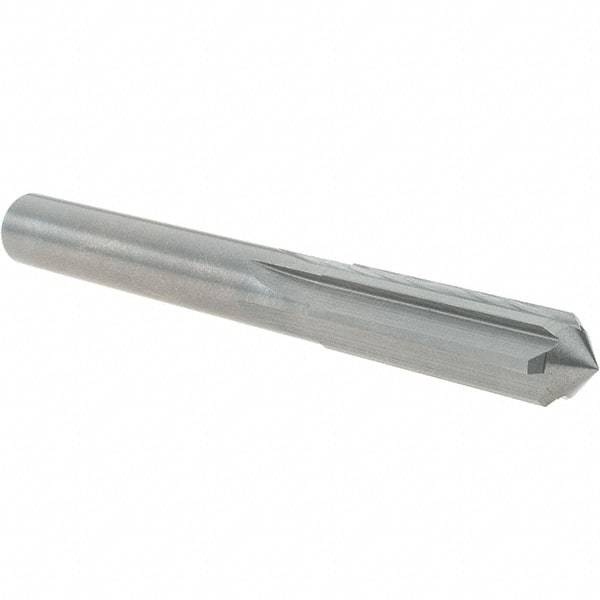 OSG - 10mm Solid Carbide Chucking Reamer - Straight Flute, 9.53mm Straight Shank, 32mm Flute Length, 89mm OAL - USA Tool & Supply