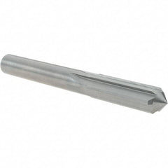 OSG - 10mm Solid Carbide Chucking Reamer - Straight Flute, 9.53mm Straight Shank, 32mm Flute Length, 89mm OAL - USA Tool & Supply