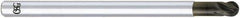 OSG - 3/16" Diam, 3/16" LOC, 4 Flute Solid Carbide Ball End Mill - Diamond Finish, Single End, 3" OAL, 3/16" Shank Diam, Spiral Flute - USA Tool & Supply