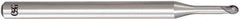 OSG - 5mm Diam, 5mm LOC, 2 Flute Solid Carbide Ball End Mill - WXL Finish, Single End, 70mm OAL, 6mm Shank Diam, Spiral Flute - USA Tool & Supply