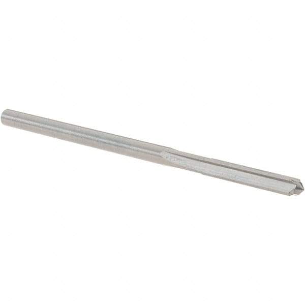 OSG - #32 Solid Carbide Chucking Reamer - Straight Flute, 7/64" Straight Shank, 5/8" Flute Length, 2-1/4" OAL - USA Tool & Supply