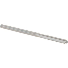 OSG - #32 Solid Carbide Chucking Reamer - Straight Flute, 7/64" Straight Shank, 5/8" Flute Length, 2-1/4" OAL - USA Tool & Supply