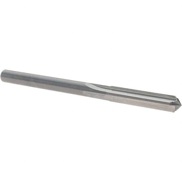 OSG - #6 Solid Carbide Chucking Reamer - Straight Flute, 3/16" Straight Shank, 1" Flute Length, 3" OAL - USA Tool & Supply