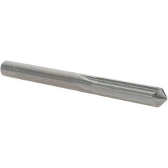 OSG - 7.8mm Solid Carbide Chucking Reamer - Straight Flute, 7.14mm Straight Shank, 29mm Flute Length, 83mm OAL - USA Tool & Supply