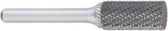 OSG - 9mm Cut Diam, 6mm Shank Diam, Cylinder Head Burr - Carbide, Flat End, 19mm LOC, 152mm OAL - USA Tool & Supply