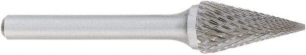 OSG - 16mm Cut Diam, 6mm Shank Diam, Cone Head Burr - Carbide, 25mm LOC, 50mm OAL - USA Tool & Supply